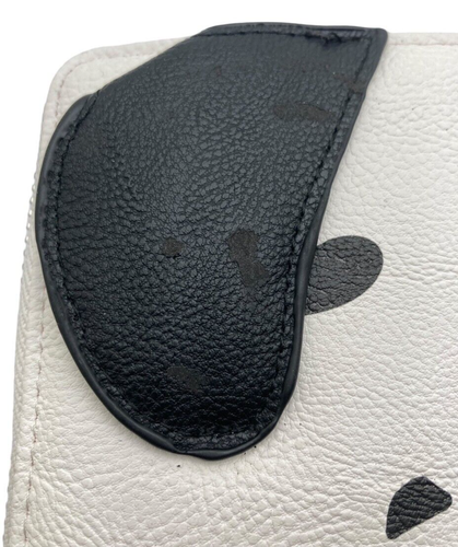 Betsey Johnson Black White Dalmation Puppy Face Wallet Wristlet - Picture 5 of 6