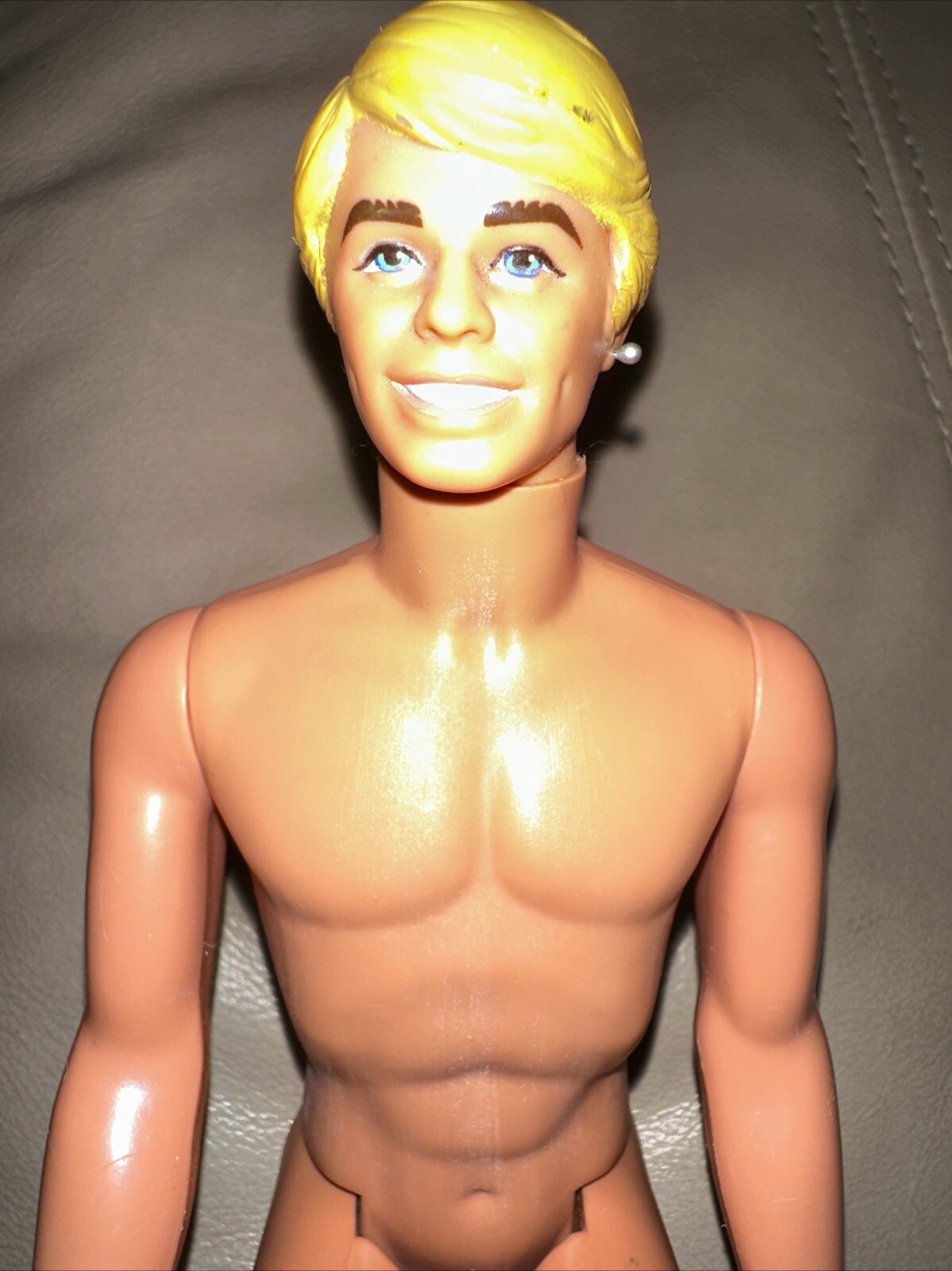 1968 KEN Barbie Doll  Molded Blonde  Hair Blue Eyes Bendable Legs Hong Kong