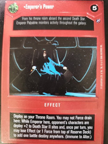 Star Wars CCG Death Star II BASIC SINGLES Select Choose Your Card SWCCG - Picture 37 of 121
