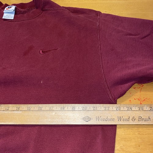 Vintage Nike Sweatshirt Distressed On Cuffs Size Medium Made In USA - Bild 13 von 19