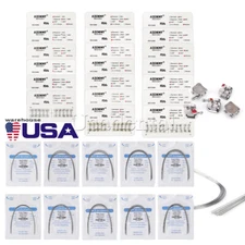 Dental Ortho Brackets Mini Standard MBT Roth Brace/ Super Elastic Niti Arch Wire