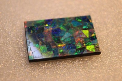 17.558 ct Natural Opal Doublet Laminated Stone Sorted Multicolor