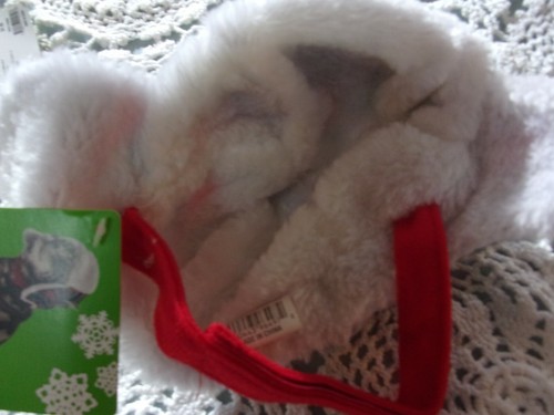 Gorra rojo verde a cuadros TRAPPER gato sombrero (Sm Dog) Navidad talla única Petco - Imagen 4 de 5