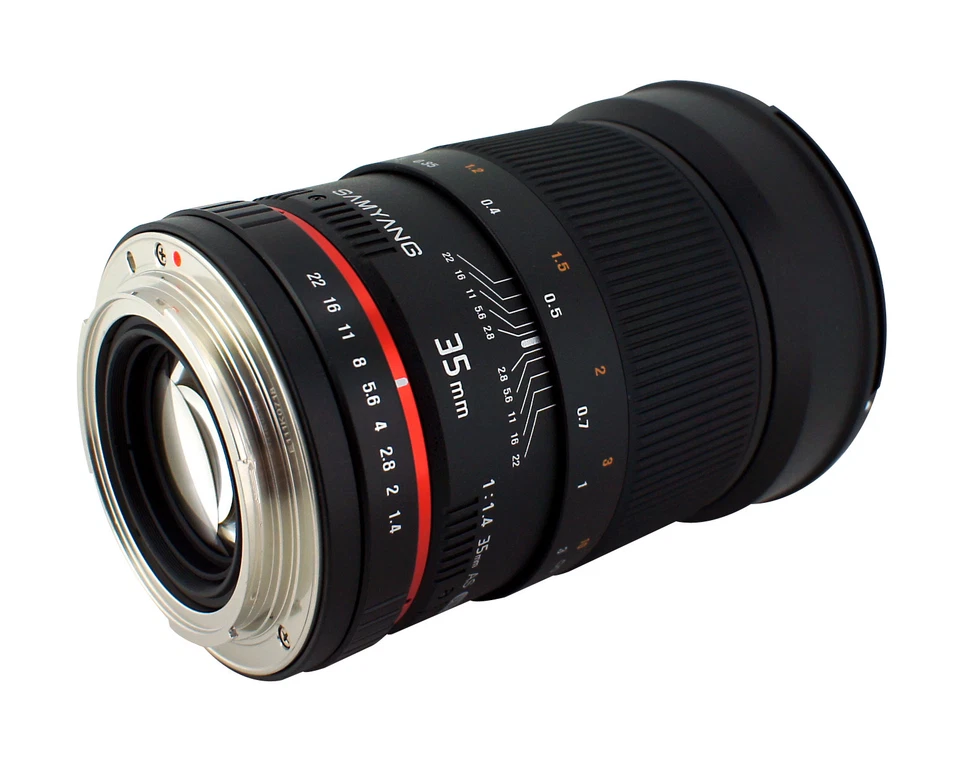 Samyang 35mm F1.4 Wide Angle Lens for Nikon D7000 D5100 D3200 D3100 D5000 D3000 - Image 3 of 3