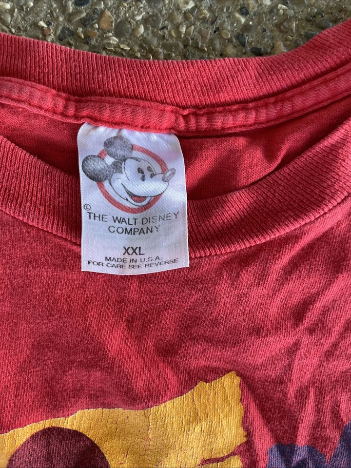 De Colección Mickey Mouse Para Hombres 2XL Puntada Única Hecho en EE. UU. Allison He's So Cool Foto 3 de 4