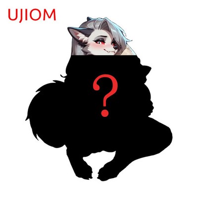 UJIOM Loona Anime Figure Graphics Wall Sticker Occlusion Scratch Picture Decal