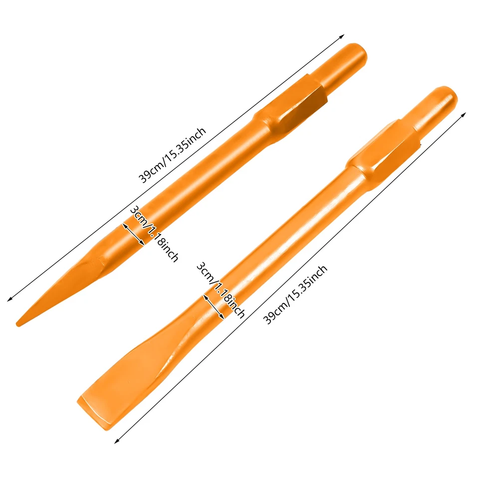 52cc Demolition Jack Hammer Concrete Breaker Drill w/ 2 Chisel Gas-Powered US - Image 4 of 4