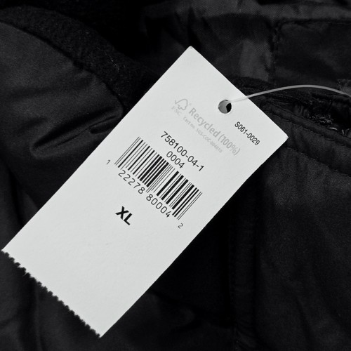 Gap Puffer Vest Mens XL Black Quilted Insulated Button Front Winter Outdoor New - Picture 8 of 16