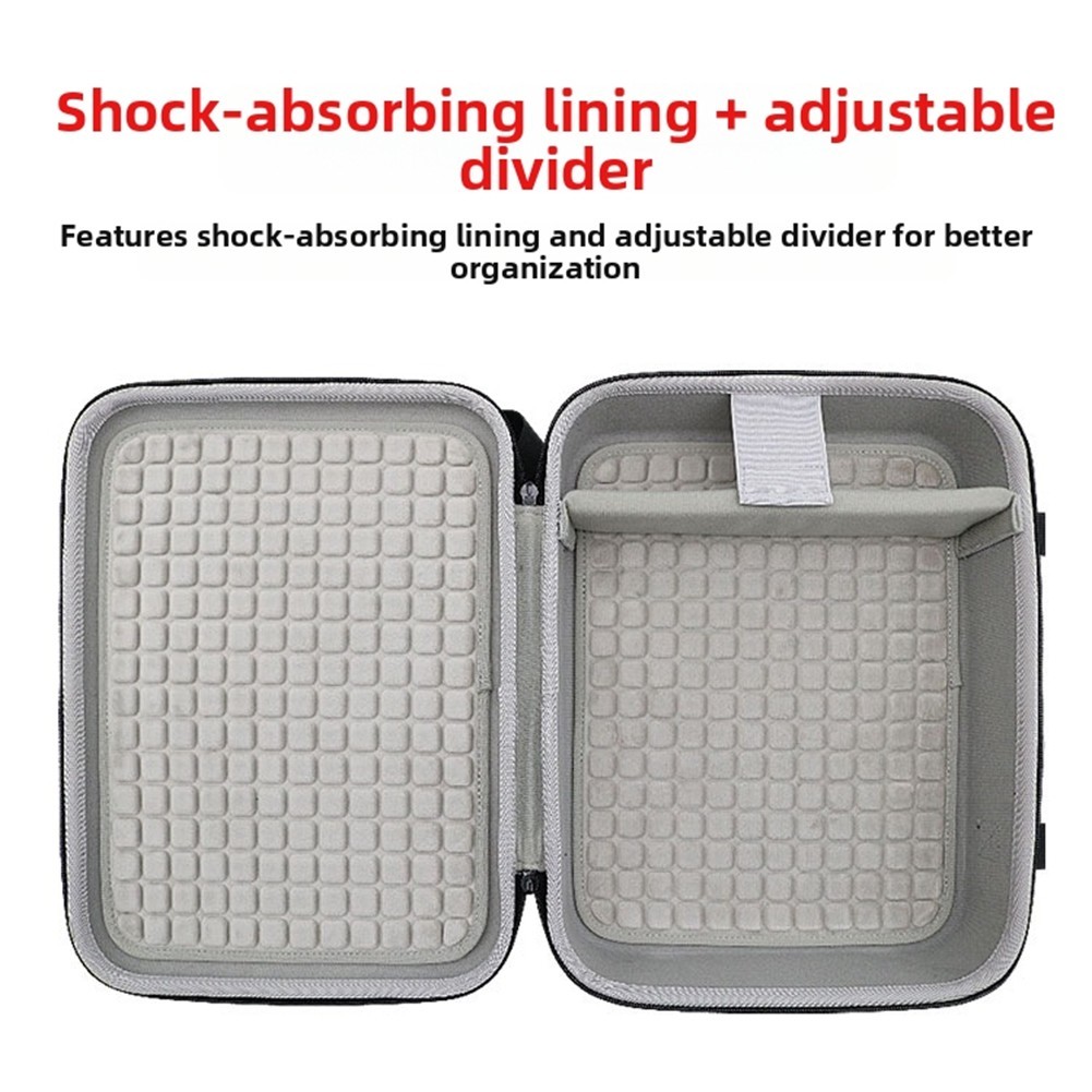 Compact EVA Storage Bag for XGIMI Z9X 4K Projector with Removable Dividers