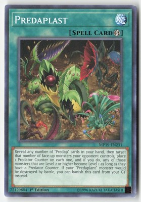 Yugioh - Predaplast MP19-EN231 1st Edition - 2019 Gold Sarcophagus Tin Mega  Pack