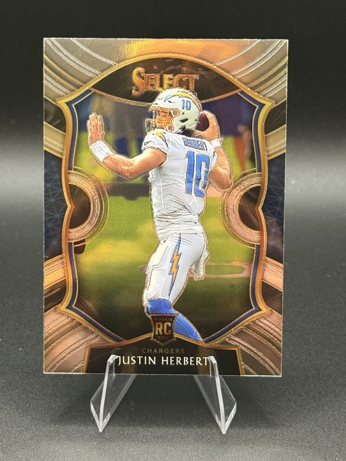 2020 Panini Select - Concourse Justin Herbert #44 (RC) Rookie- Chargers CC1