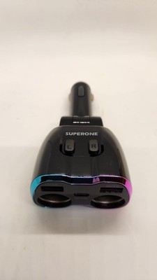 2025 Upgraded Cigarette Lighter Splitter, SUPERONE 180W 2-Socket Cigarette Li...