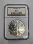1993 - United States - American Silver Eagle - NGC Graded MS 69 - 1ozt Silver