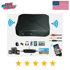 2in1 Bluetooth Transmitter Receiver Wireless Adapter TV Home Stereo A2DP Audio