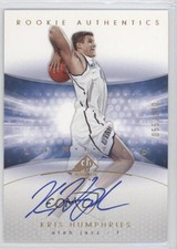 2004 SP Authentic Rookie Authentics Limited 55/100 Kris Humphries #174 Auto 0b9