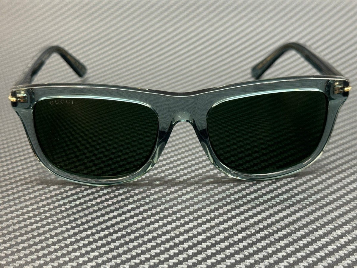 NWT Gucci GG1798SA-004 Light Blue 55mm Sunglasses GUCCI GG1444S 004 Blue Transparent Green Men main image 2