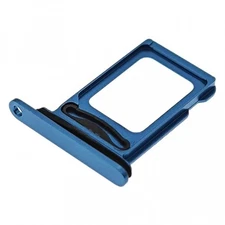 SIM TRAY FOR APPLE iPHONE 13 REPLACEMENT SIDE CARD ADAPTER BLUE