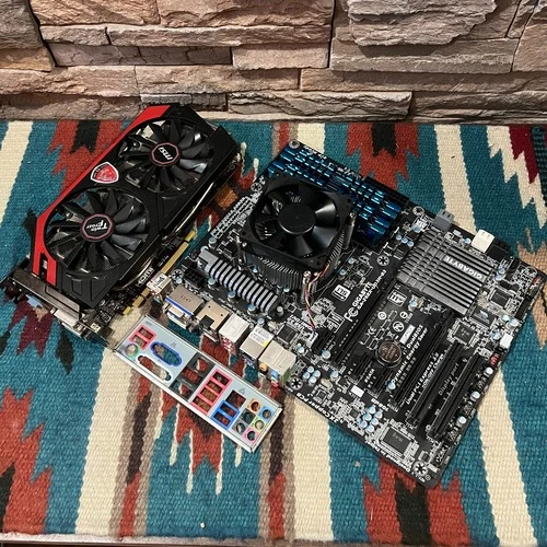 GIGABYTE Z68X-UD3H ATX Motherboard Combo! •i7-3770 •32GB RAM •GeForce GTX760 4GB