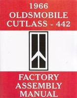 1966 Oldsmobile Werk- Montagelontrolle 442 Cutlass F85 Factory