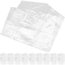 50 Pcs Clear Garment Cover Clothes Dust Protector for Easy Storage