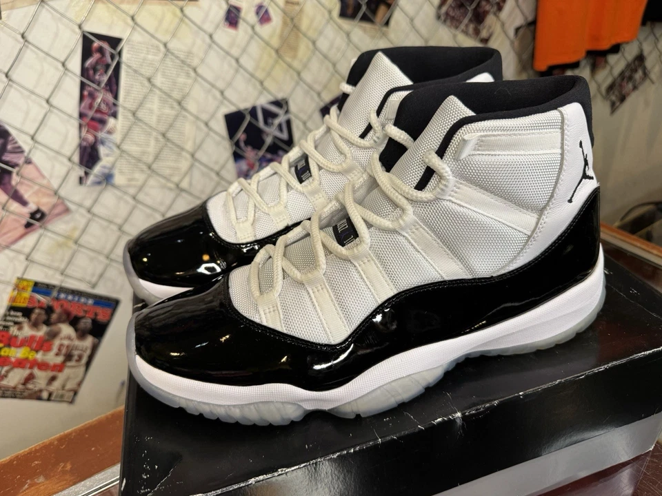 Nike Air Jordan 11 Retro Concord 2018 378037-100 para hombre talla 13 NDS Foto 2 de 4