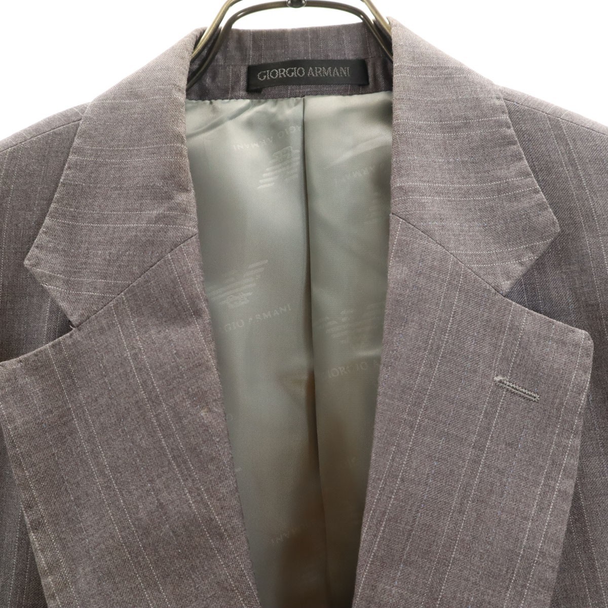 GIORGIO ARMANI Gray Suit Set 90s Vintage Old L Size Mens Classic 2
