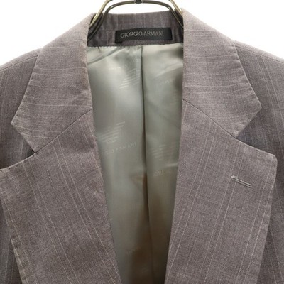GIORGIO ARMANI Gray Suit Set 90s Vintage Old L Size Mens Classic 2