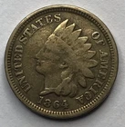 1864 COPPER NICKEL INDIAN HEAD CENT/PENNY