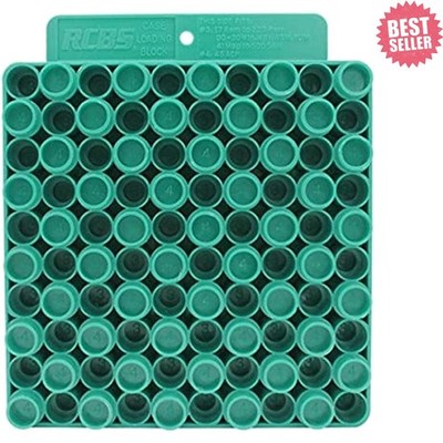 Effortless Reloading with Two-Sided Universal Case Loading Block (50 Capacity)