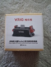 VRIG Osmo Action Quick Release Mount for DJI Action 5 Pro / 4 / 3 Tripod Self