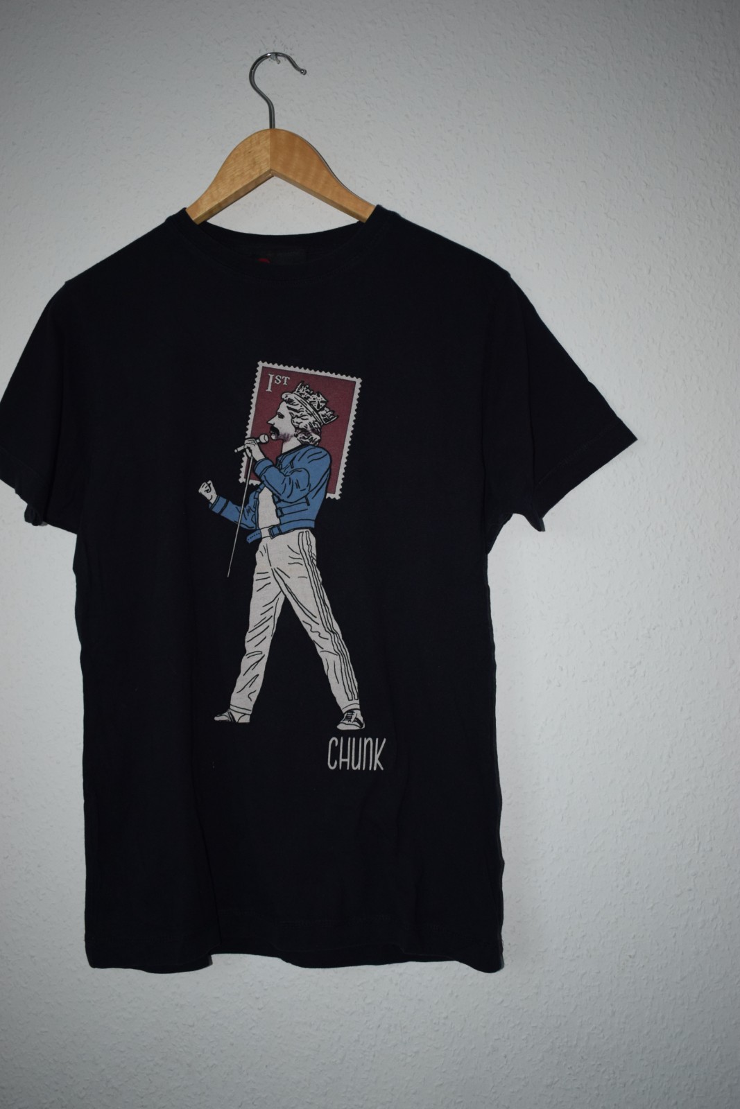 Chunk "Freddie Mercury Postage Stamp" Graphic T-Shirt image 6