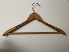 Vintage Wooden Clothing Coat Hanger Hotel Endicott NYC New York City