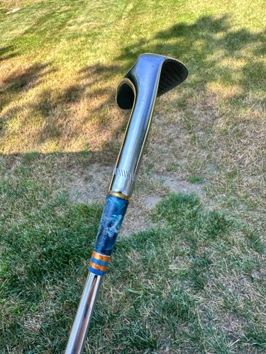 Vintage Titlette by Acushnet Sand Wedge – 34” – Ornate Ferrule – Blue Golf Pride - Picture 4 of 6