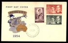 Mayfairstamps Australia FDC 1954 mixed frank royal visit First Day Cover aaz_081