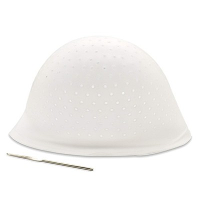 Dye Cap Highlighting Frosting Cap for Hair Coloring with Metal Hook