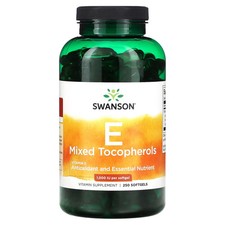 2 X Swanson, Vitamin E Mixed Tocopherols, 1,000 IU, 250 Softgels
