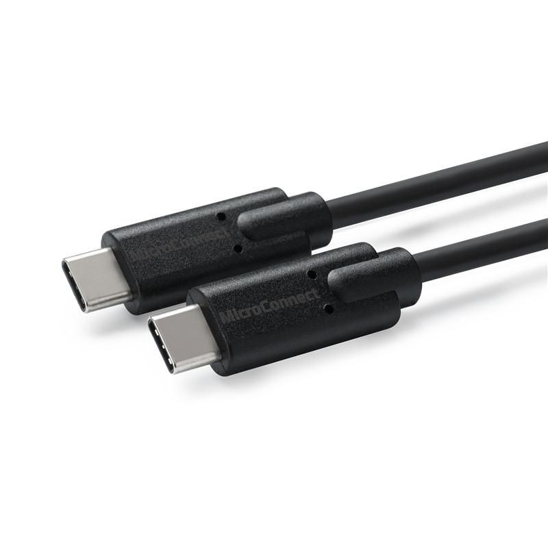 MicroConnect USB3.1CC3 USB Cable USB 3.2 Gen 1 3m USB C Black