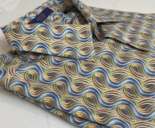 Alan Flusser Shirt Mens XL Multicolor Paisley Long Sleeve Button Up 100 Cotton