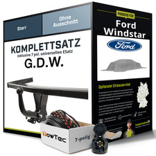 Anhängerkupplung starr für FORD Windstar +E-Satz NEU