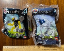 Lot 2 2008 Lego McDonald s Meal Toys Bionicle Mistika 3 Bitil 5 Toa Gali
