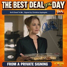 Christina Applegate Signed 8x10 Photo Dead To Me JSA COA Private Signing