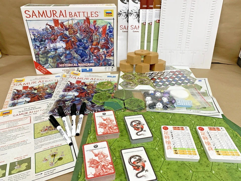 Samurai Battles Commands & Colors Art of Tactic Zvezda War Strategy Unpunched - Bild 3 von 4