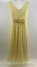 Bow Dream Children's Yellow Formal Dress Size 18 Spring