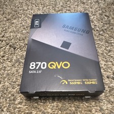 Samsung 870 QVO 2TB 2.5in SATA Internal SSD Black MZ-77Q2T0B/AM