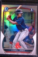 2023 Bowman #BCP-118 Lyonell James Chrome Prospects Refractors #/499
