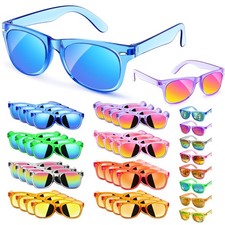 Party Favors Kids Sunglasses Bulk - 32 Packs Neon for Kid Age