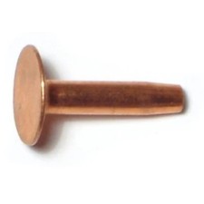 9 x 3/4" Copper Belt Rivets 36 pcs.