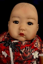 Paradise Galleries Realistic Asian Baby Doll "BABY MEI" Artist Ping Lau 2018 GUC