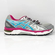 Asics Womens Gel Fortify T571N Silver Running Shoes Sneakers Size 13
