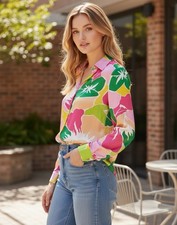 Haver London Women s Multicolor Floral Collar...